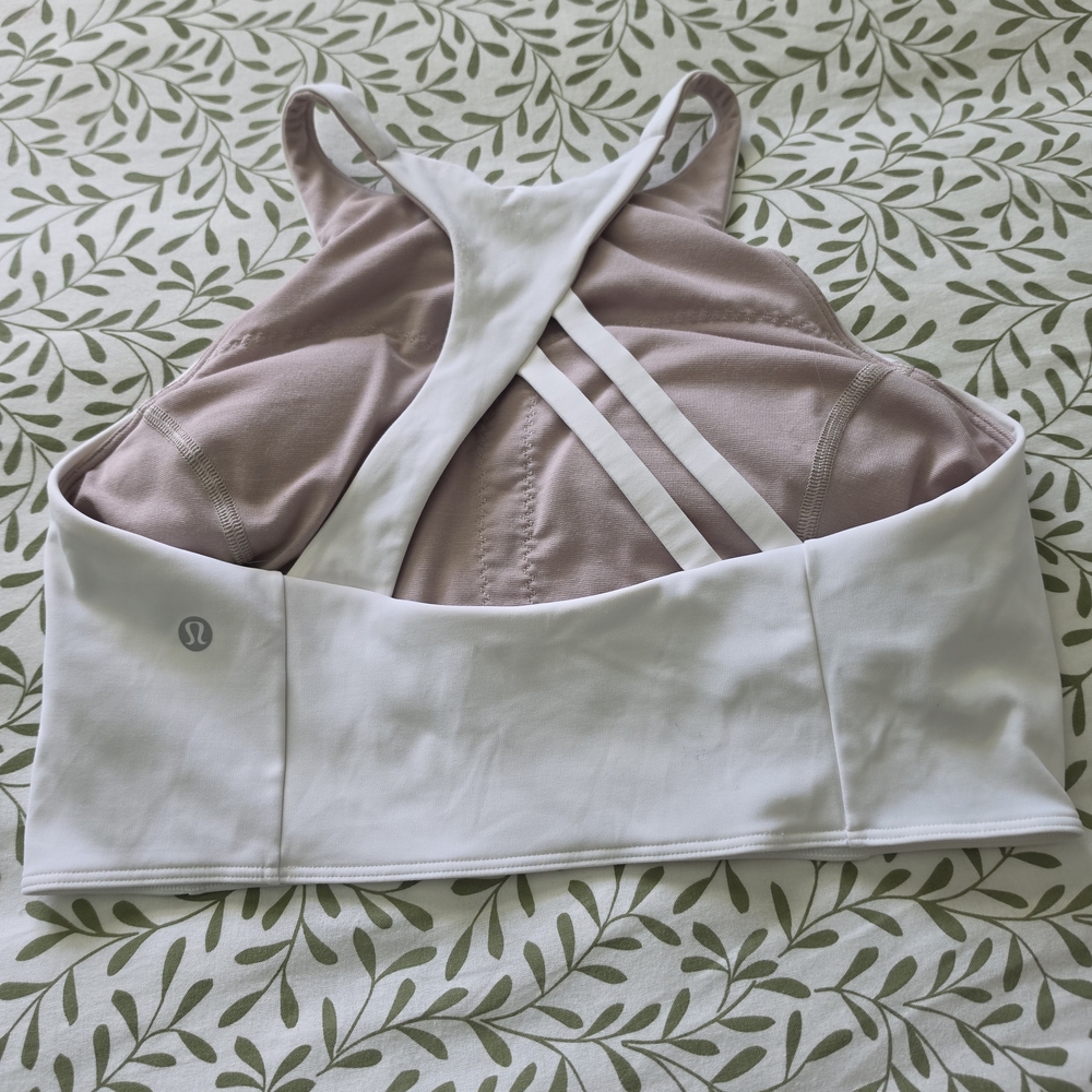 lululemon athletica White High-Neck Cropped Tank - Picture 2 of 3